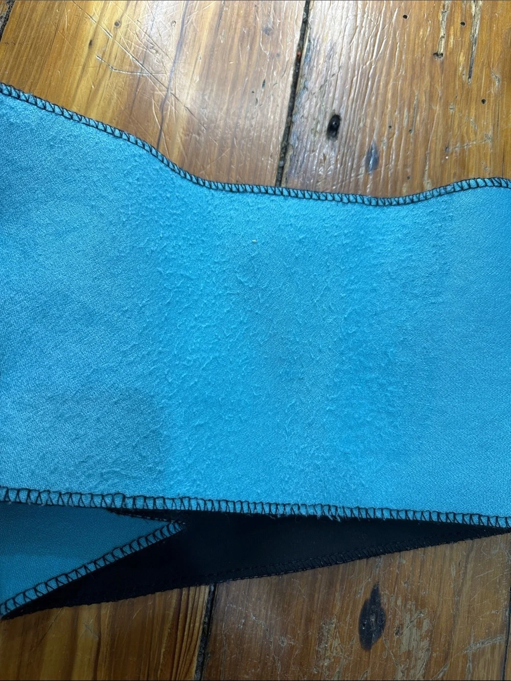 Danskin Turquoise and Black Fitness Waist Belt